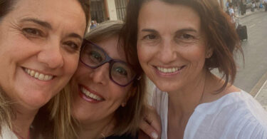 le amiche di fuso Valeria Diletta e Federica