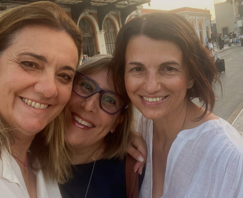 le amiche di fuso Valeria Diletta e Federica